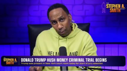 Stephen A. Smith reacts to Trump hush money trial